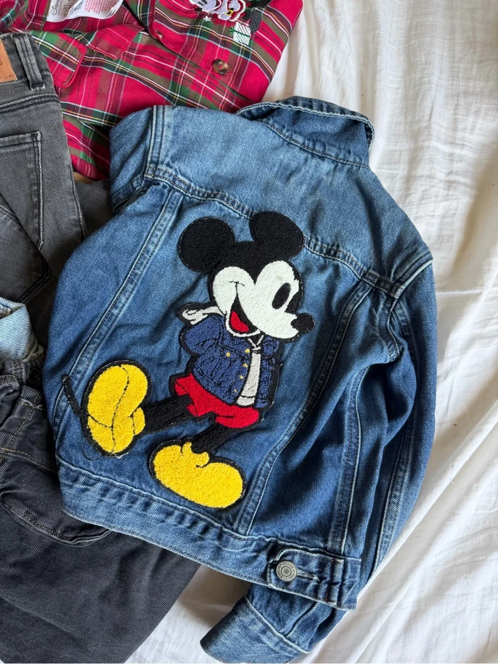 Zara bundle Kids  jeans and Mickey Denim Jacket - Blue and more